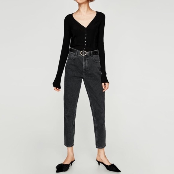 Zara Denim - Zara High Waisted Mom Jeans